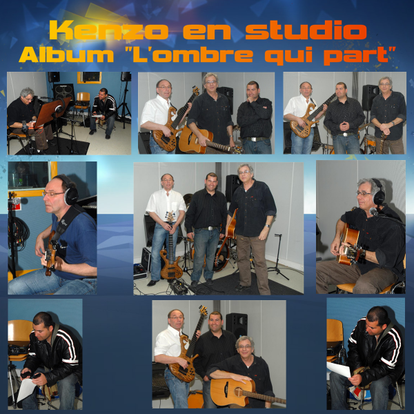 Kenzo David au studio d'enregistrement | Kenzo David Official website - All rights reserved